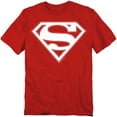 thumbnail image 1 of Superman T-Shirt Red White Shield Unisex Graphic Tee For Men & Women, 1 of 7
