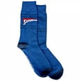 thumbnail image 1 of Superman Retro Title Logo Crew Socks, 1 of 2