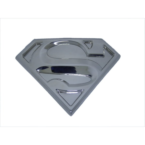 Superman Return Belt Buckle American Superhero Logo Costume Silver Chrome 3d New
