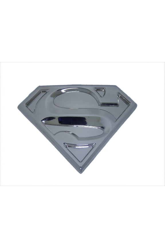 Superman Return Belt Buckle American Superhero Logo Costume Silver Chrome 3d New