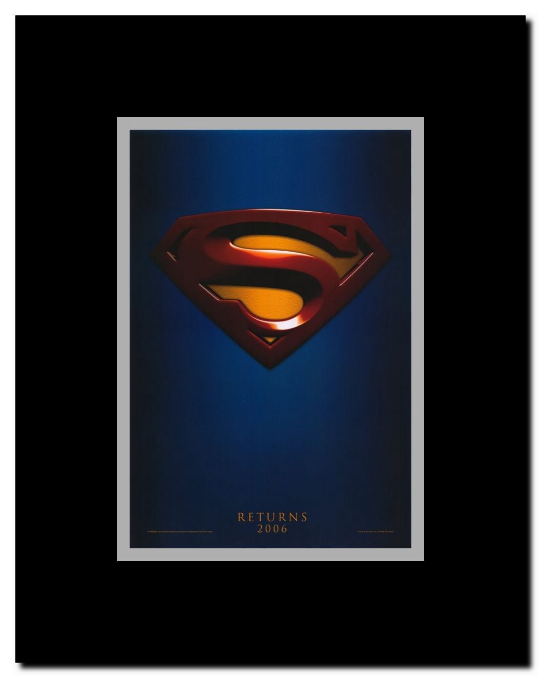 Superman Returns Framed Movie Poster