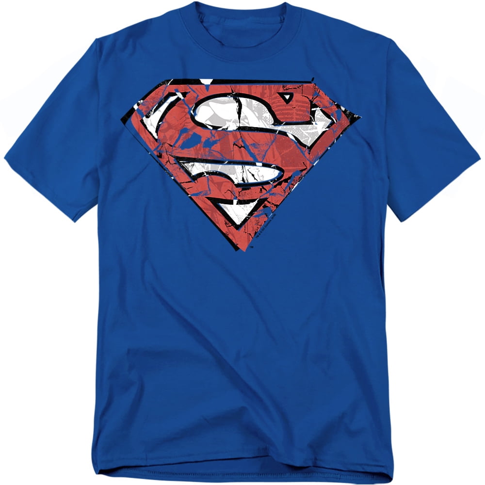 Supeman Ripped Logo Superman T-Shirt Ripped And Shredded Unisex Graphic Tee For Men & Women ...