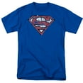 thumbnail image 1 of DC Comics - Superman - Ripped And Shredded - Adult Unisex T-Shirt - Blue, 1 of 2
