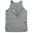 thumbnail image 1 of Superman Riveted Metal Adult Tank Top Athletic Heather, 1 of 1