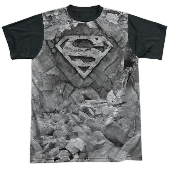 Superman Rock & Rumble Unisex Adult Halloween Costume Sublimated T Shirt
