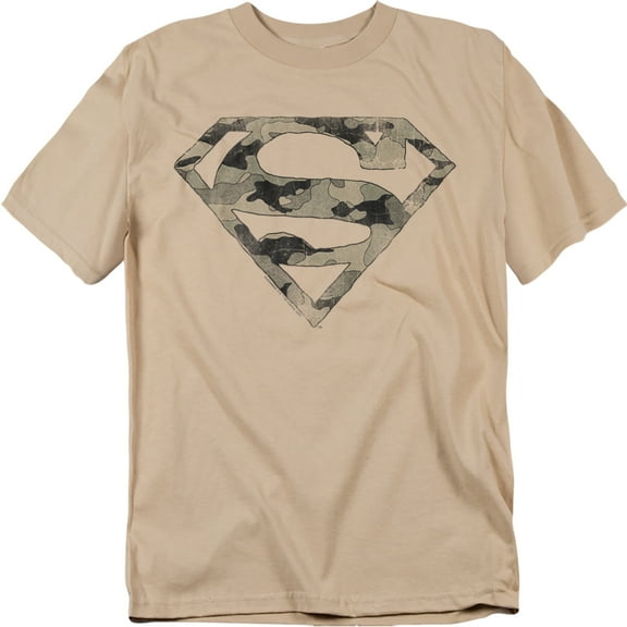 Superman T-Shirt Rough Camo Logo Unisex Graphic Tee For Men & Women