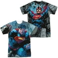 thumbnail image 1 of Superman Rumble Unisex Adult Sublimated Costume T Shirt (Front/Back), X-Large Multicolor, 1 of 2