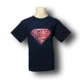 thumbnail image 1 of Trevco Sportswear SM973-KT-1 Superman Rusted Shield Toddler Short Sleeve T-Shirt, Navy - Large 4T, 1 of 2