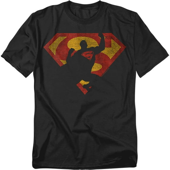 Superman T-Shirt S Shield Knockout Unisex Graphic Tee For Men & Women