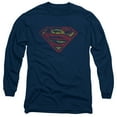 thumbnail image 1 of Superman - S Shield Rough - Long Sleeve Shirt - Small, 1 of 2