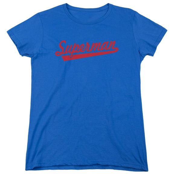Superman S Tail Women's T-Shirt Royal Blue