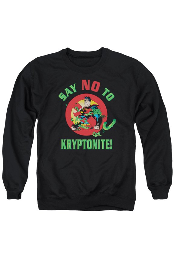 Superman - Say No To Kryptonite - Crewneck Sweatshirt - Small