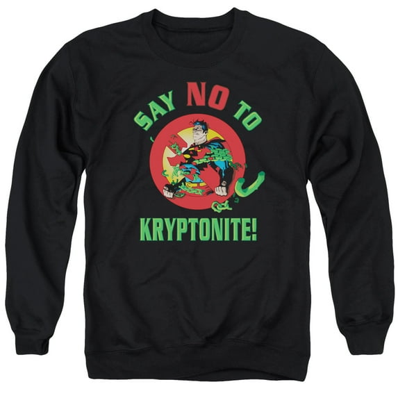 Superman - Say No To Kryptonite - Crewneck Sweatshirt - Small