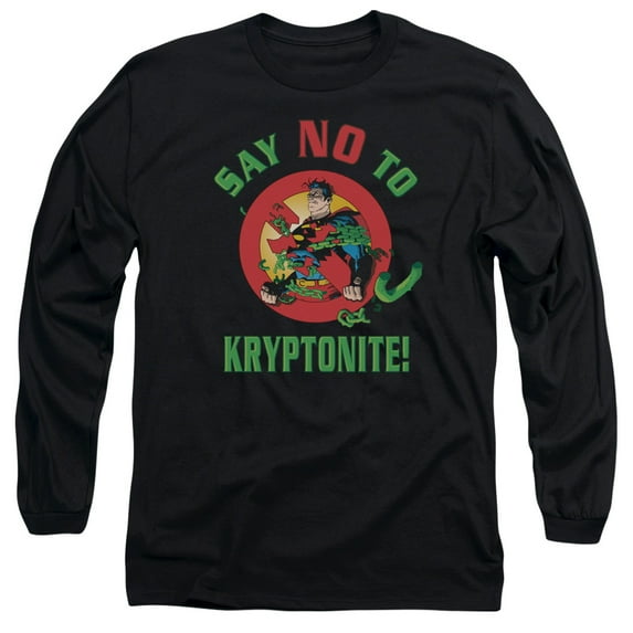 Superman - Say No To Kryptonite - Long Sleeve Shirt - XXX-Large