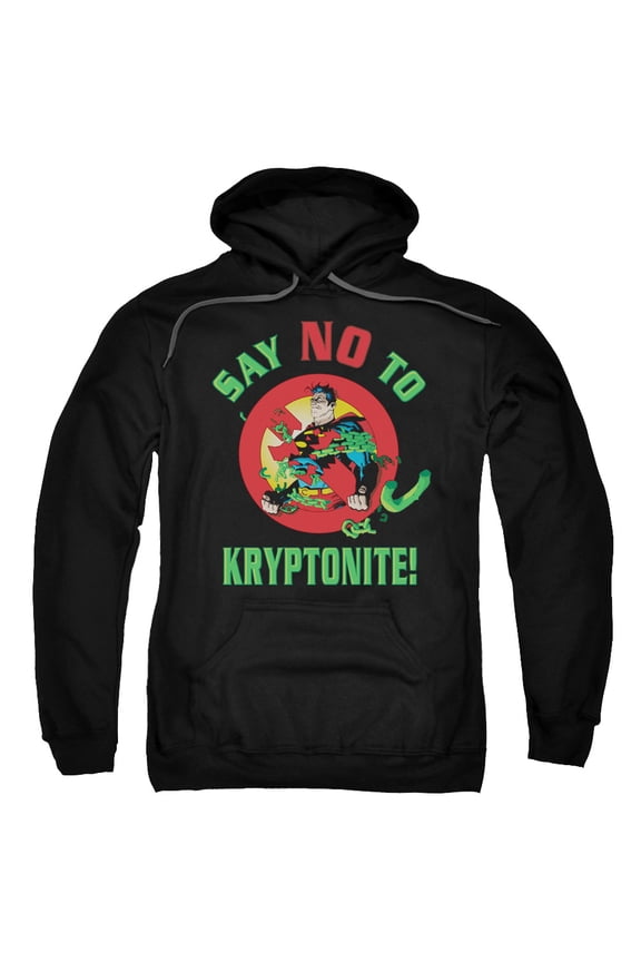 Superman - Say No To Kryptonite - Pull-Over Hoodie - Small