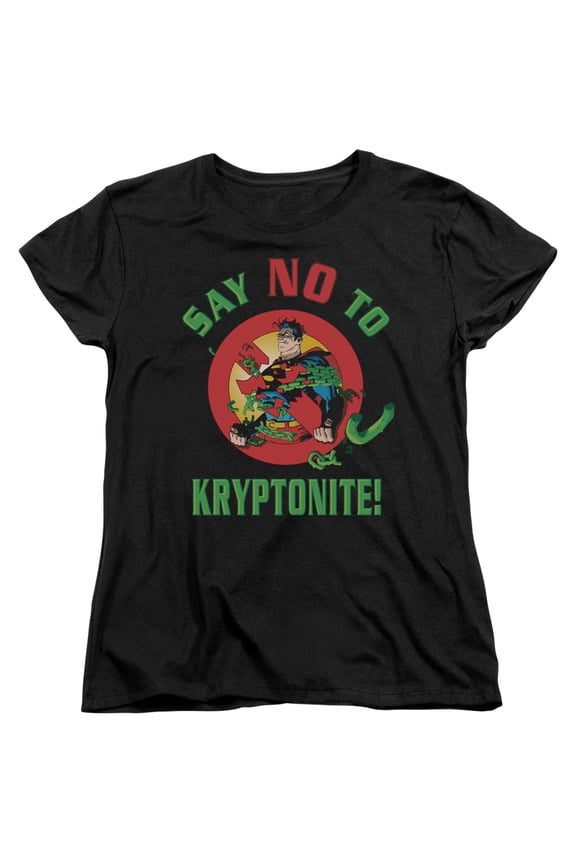 Superman - Say No To Kryptonite - Women's Short Sleeve Shirt - Large