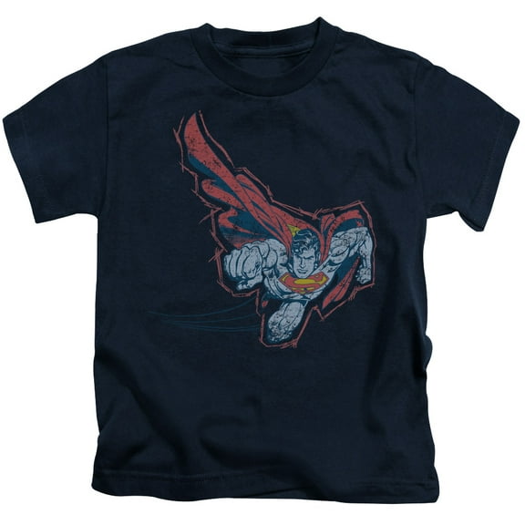 Superman - Scribble & Soar - Juvenile Short Sleeve Shirt - 7