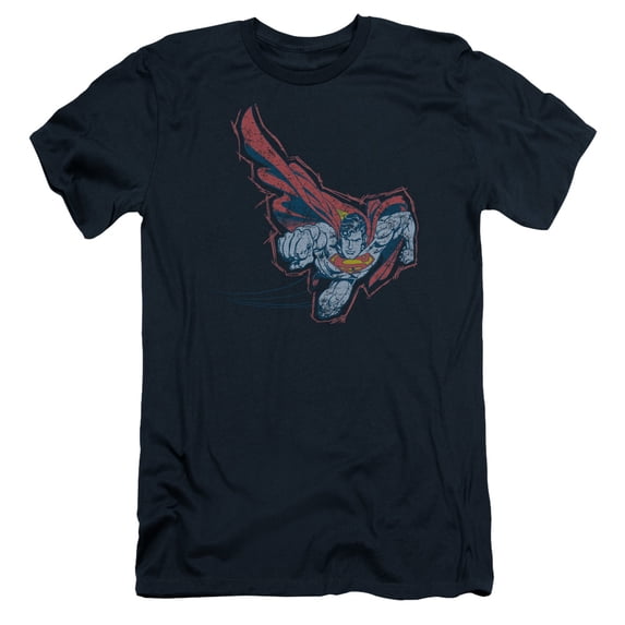 Superman - Scribble & Soar - Slim Fit Short Sleeve Shirt - X-Large