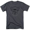 thumbnail image 1 of DC Comics - Superman - Scrolling Shield - Adult Unisex T-Shirt - Gray, 1 of 2