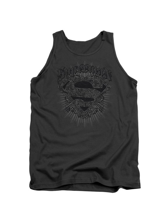 Superman - Scrolling Shield - Tank Top - Large