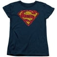 thumbnail image 1 of Superman - Shattered Shield - Women's Short Sleeve Shirt - Small, 1 of 2