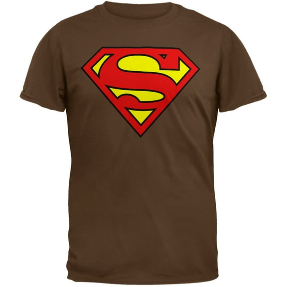 Superman - Shield Logo Coffee T-Shirt
