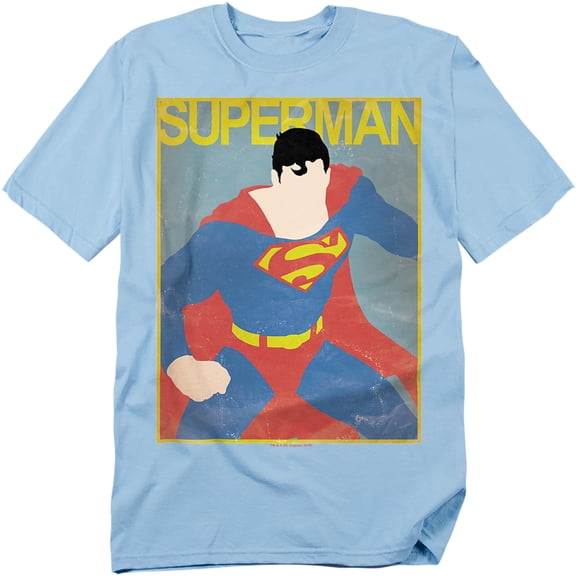 Superman T-Shirt Simple Sm Poster Unisex Graphic Tee For Men & Women