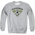 thumbnail image 1 of Superman Soccer Shield Adult Crewneck Sweatshirt Athletic Heather, 1 of 1