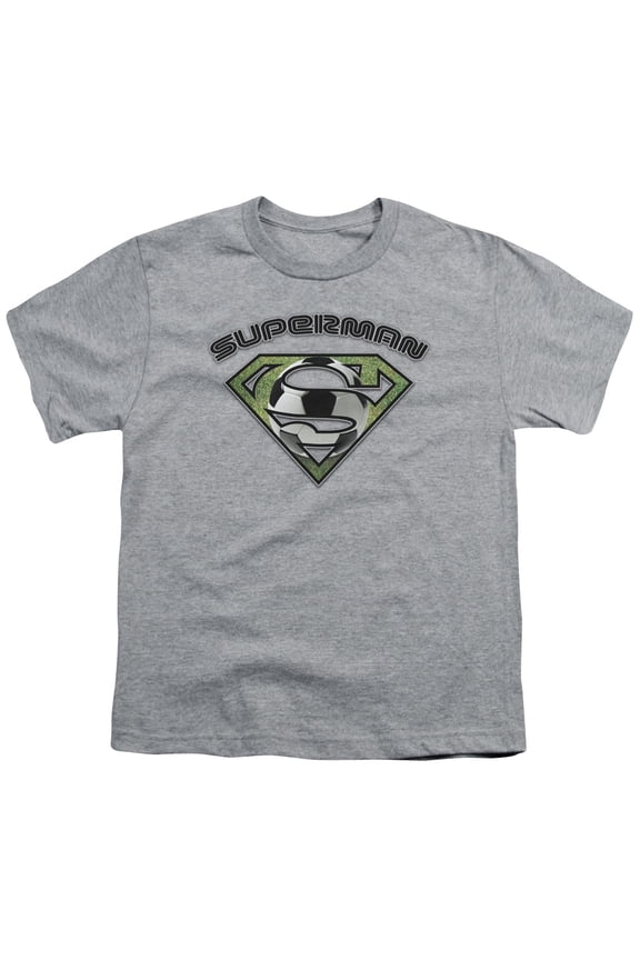 Superman - Soccer Shield - Youth Short Sleeve Shirt - Medium