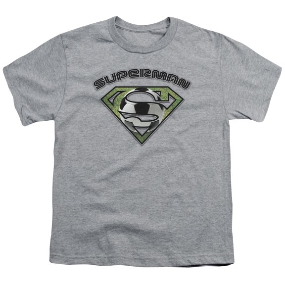Superman - Soccer Shield - Youth Short Sleeve Shirt - Small
