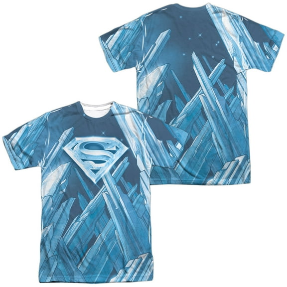 Superman Solitude Unisex Adult Sublimated Costume T Shirt (Front/Back), Medium Multicolor