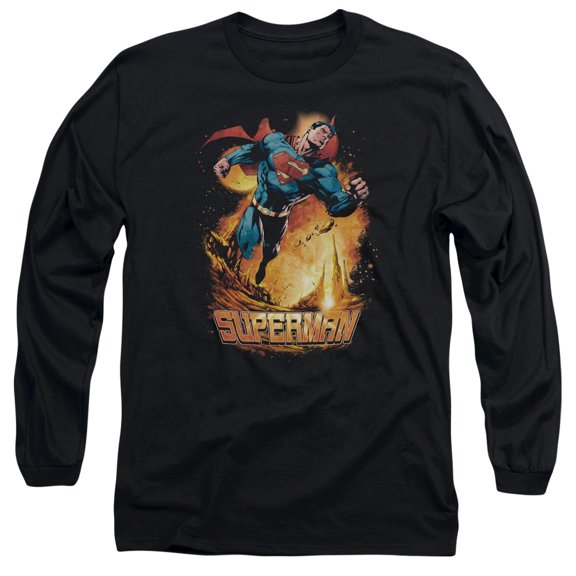 Superman - Space Case - Long Sleeve Shirt - Large