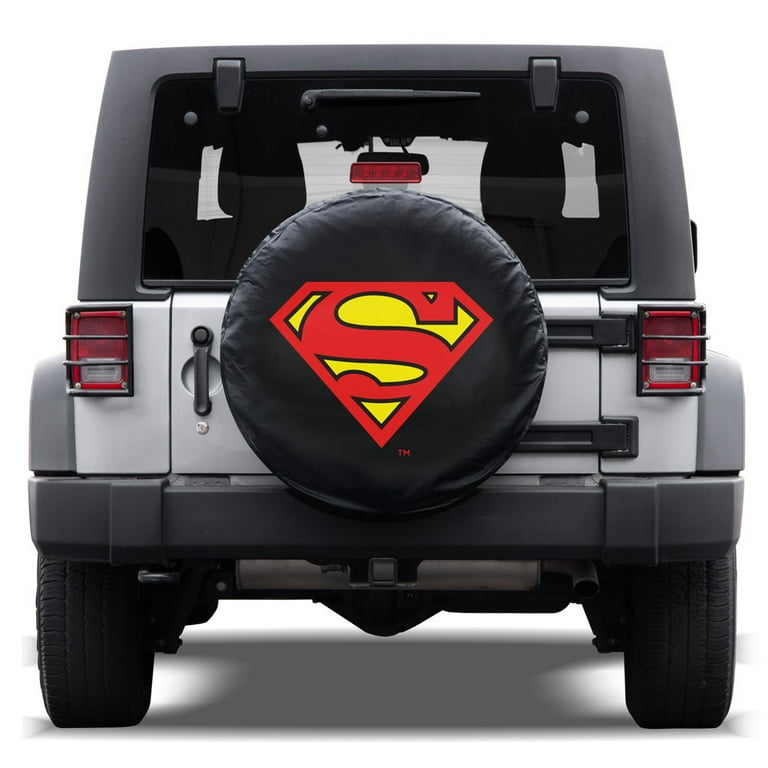 Superman Spare Tire Cover for Jeep Wrangler (1987-2019 JK, JL, CJ
