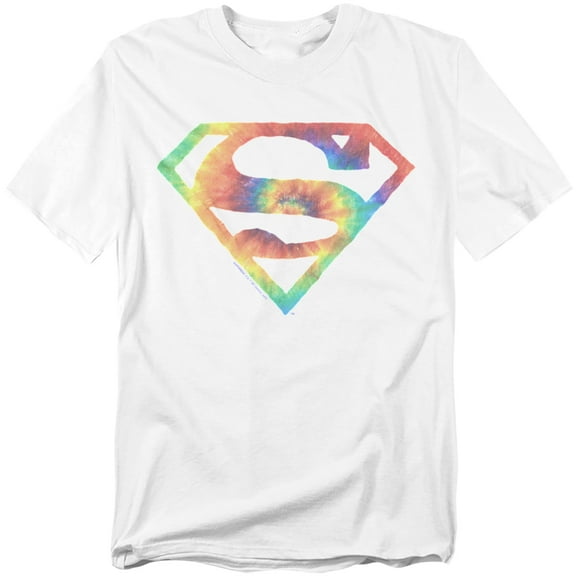 Superman T-Shirt Spiral Tie Dye Logo Unisex Graphic Tee For Men & Women