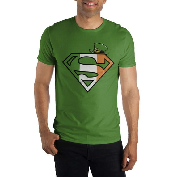 Superman St. Patrick's Logo T-Shirt-Medium