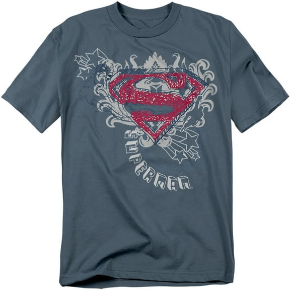Superman T-Shirt Star And Chains Unisex Graphic Tee For Men & Women