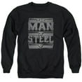 thumbnail image 1 of Superman - Steel Text - Crewneck Sweatshirt - XXX-Large, 1 of 2