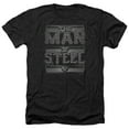 thumbnail image 1 of Superman - Steel Text - Heather Short Sleeve Shirt - Large, 1 of 2