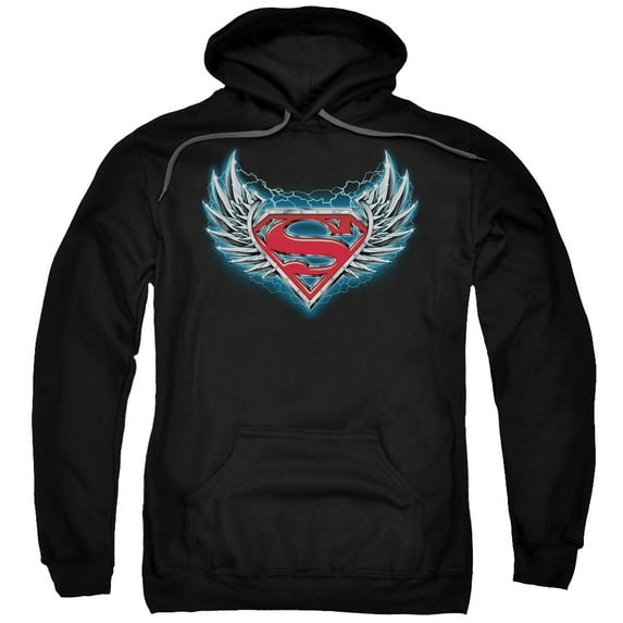 Superman - Steel Wings Logo - Pull-Over Hoodie - XXX-Large