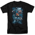 thumbnail image 1 of Superman Stormy Flight Adult 18/1 T-Shirt Black, 1 of 1