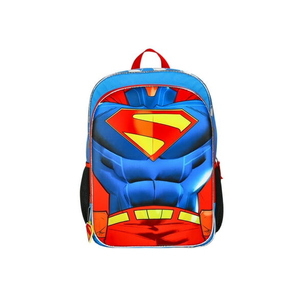 Superman Strength 17" Kids Backpack, Blue