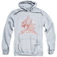 thumbnail image 1 of Superman Super Bad Adult Pullover Hoodie Sweatshirt Athletic Heather, 1 of 1