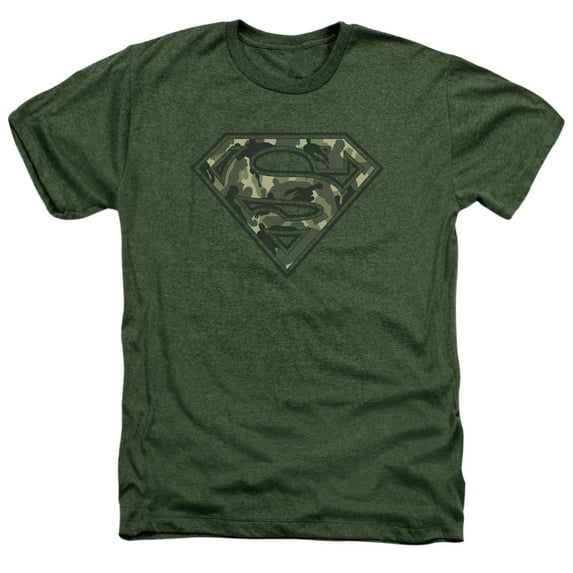 Superman - Super Camo - Heather Short Sleeve Shirt - Small