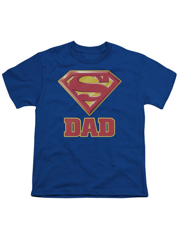 Superman - Super Dad - Youth Short Sleeve Shirt - Small