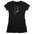 thumbnail image 1 of Superman Super Deco Junior Women's T-Shirt Sheer Black, 1 of 1