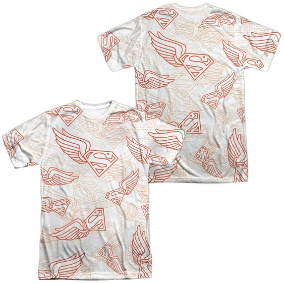Superman Super Flight Unisex Adult Sublimated Costume T Shirt (Front/Back), 3X-Large Multicolor