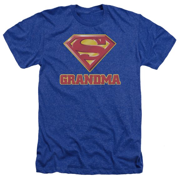 Superman - Super Grandma - Heather Short Sleeve Shirt - Large