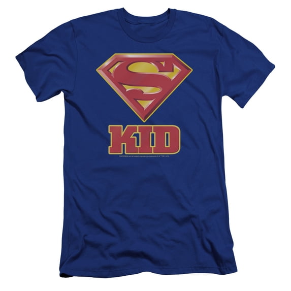 Superman - Super Kid - Premium Slim Fit Short Sleeve Shirt - Small