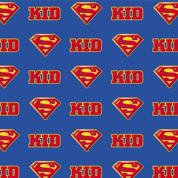 Superman Super Kid Shield Logo Premium Roll Gift Wrap Wrapping Paper