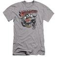 thumbnail image 1 of Superman Super Ko Premium Adult Slim Fit 30/1 T-Shirt Athletic Heather, 1 of 1